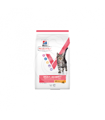 Vet Essentials Chat Multi-Benefit Adult 1+ Poulet. Sac de 1,5 kg
