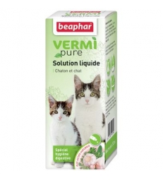 Vermipure liquide pour chat Beaphar