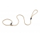 LAISSE LASSO 6mm 110cm : Couleur:Beige